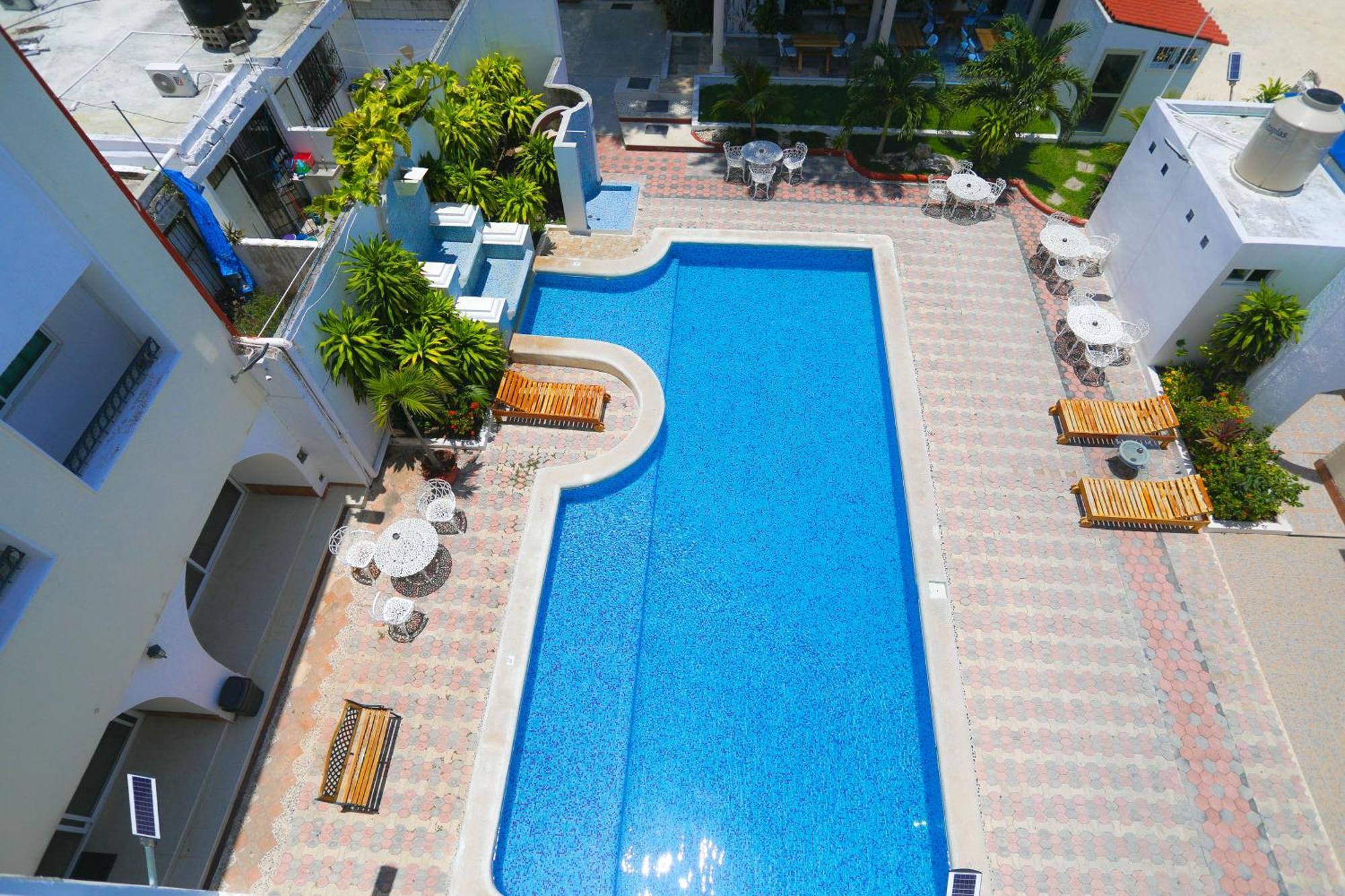 Hotel Maria de Lourdes Cancún Buitenkant foto