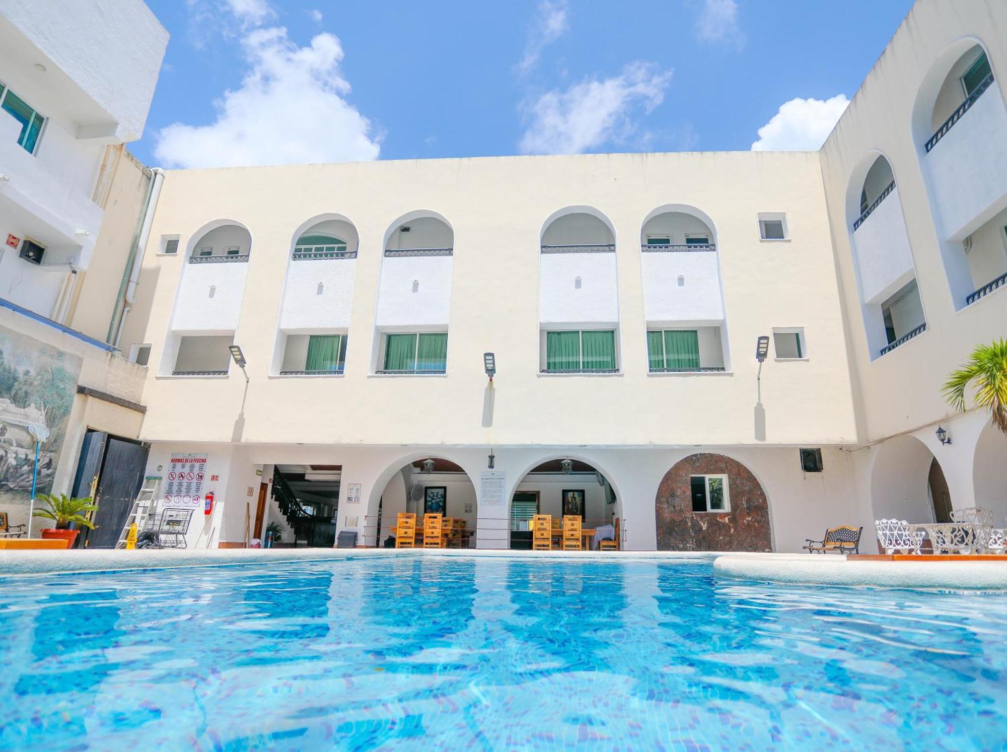 Hotel Maria de Lourdes Cancún Buitenkant foto