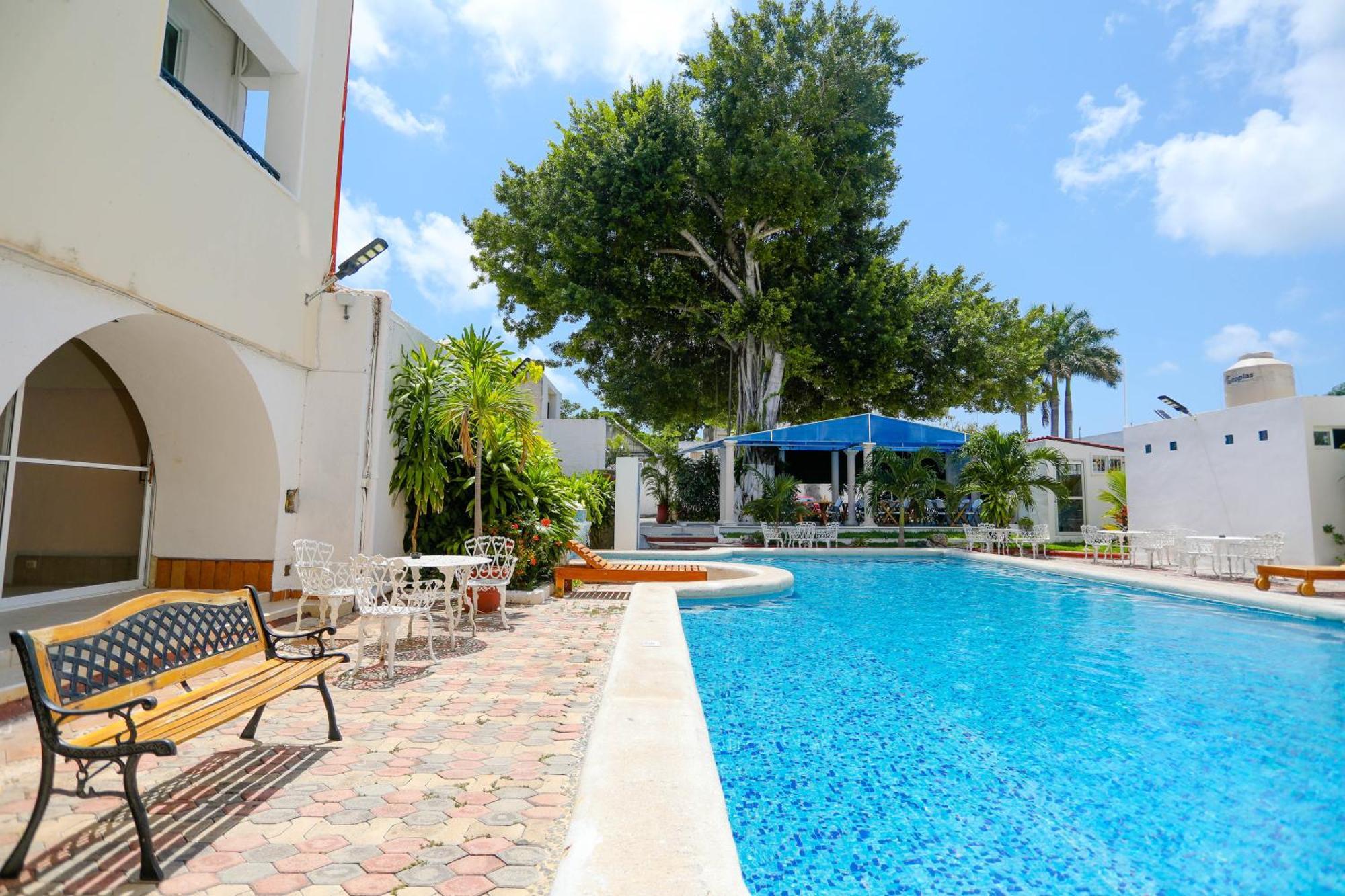 Hotel Maria de Lourdes Cancún Buitenkant foto