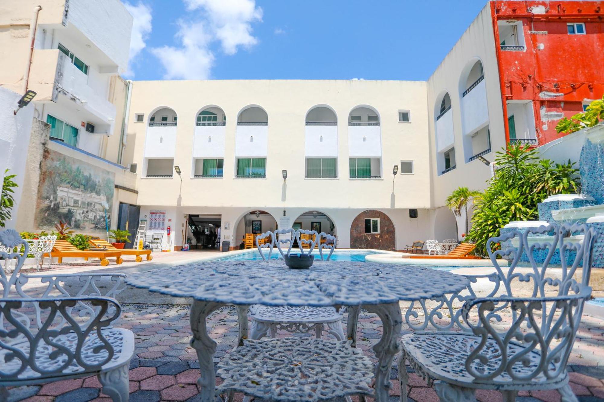 Hotel Maria de Lourdes Cancún Buitenkant foto
