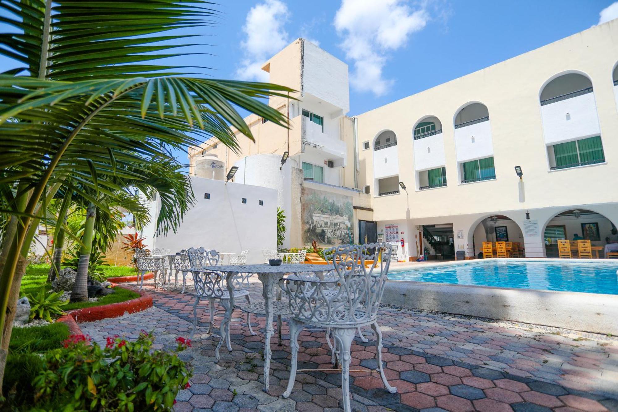 Hotel Maria de Lourdes Cancún Buitenkant foto